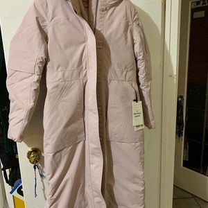 lululemon Winter Warrior Long Parker light pink size 6